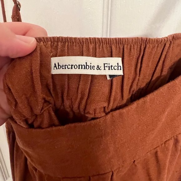 Abercrombie & Fitch Brown spaghetti strap maxi dress - Picture 2 of 4